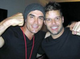David Zepeda y Ricky Martin relación entre actor y cantante