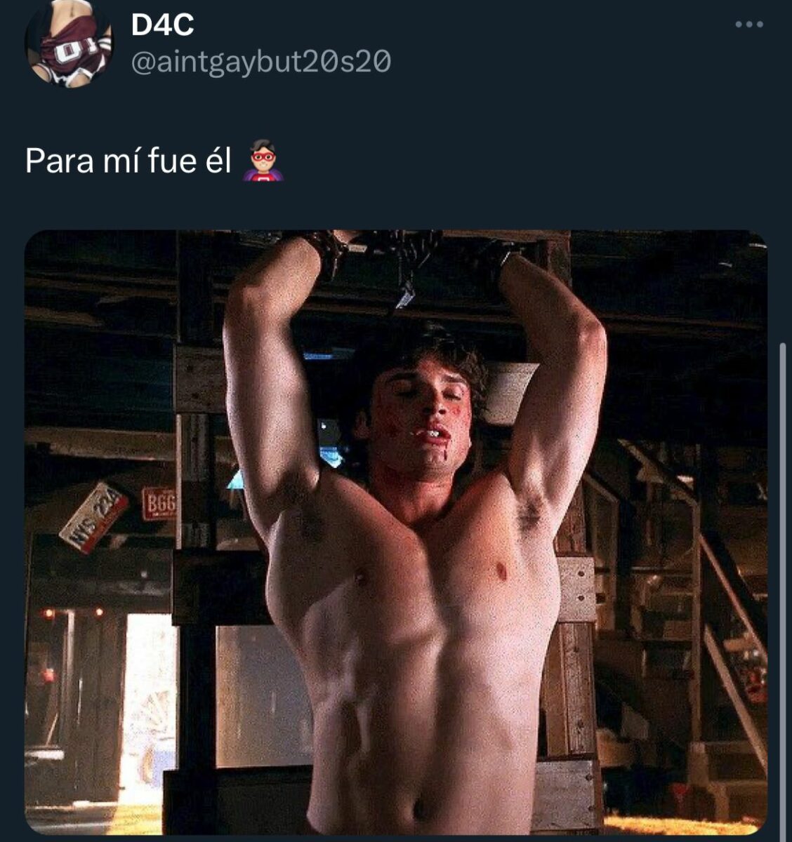 Tom Welling en Smallville superman