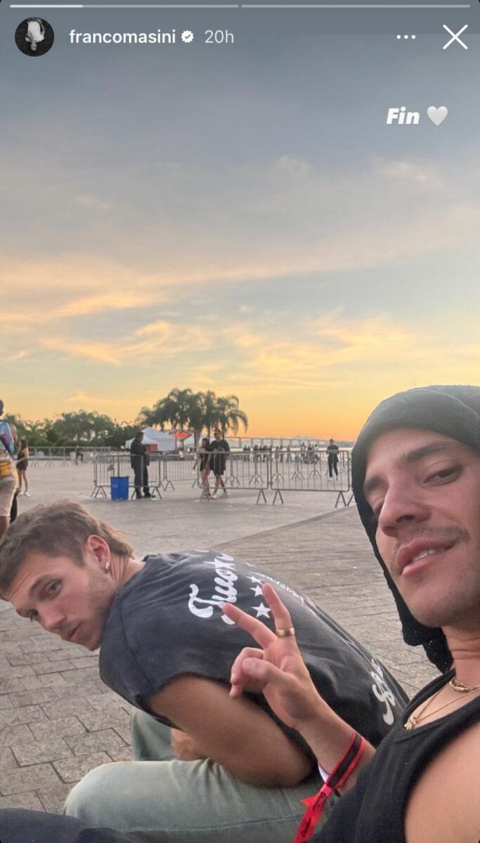 Franco Masini actor en brasil con andré lamoglia