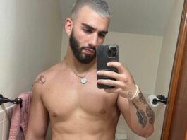 Manuel Turizo en baño sin ropa en miami gafas sol anuncio