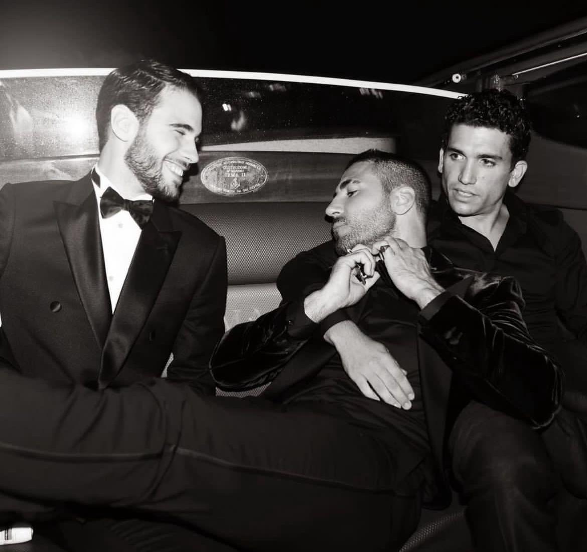 Julio Peña, Jaime Lorente y actor en Venecia