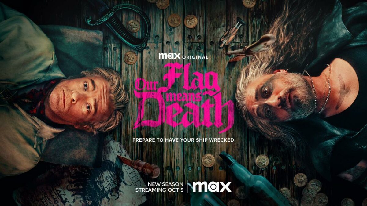 Our Flag Means Death Nuestra bandera es de muerte póster promocional