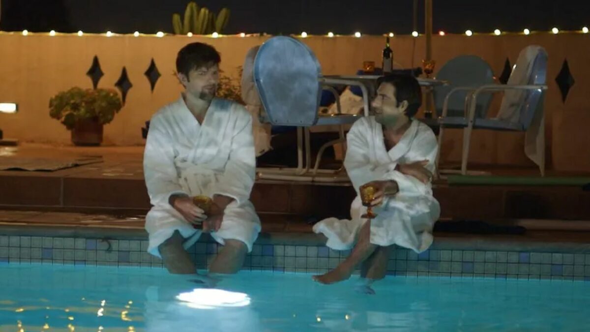 Jason Schartzman y Adam Scott en The Overnight