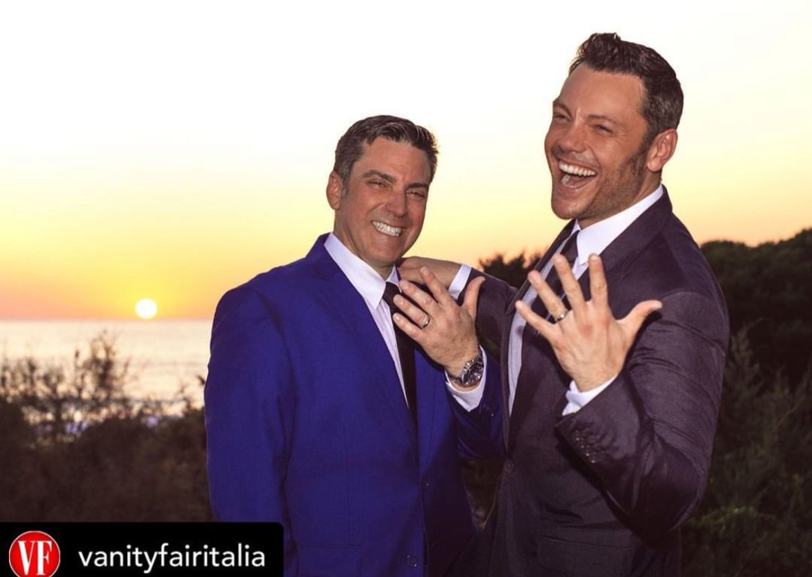 Victor Allen y Tiziano Ferro