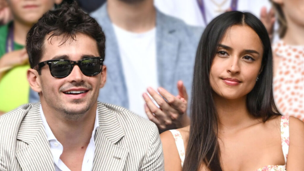 Charles Leclerc y Alexandra Saint Mleux pareja novia