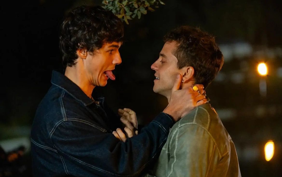 Fernando Lindez y actor de serie de Netflix