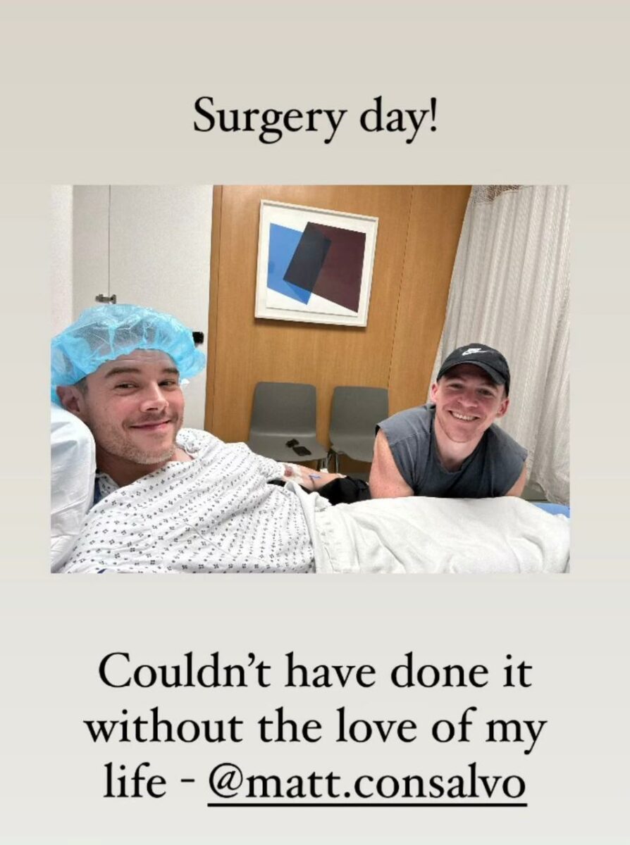 Brian J Smith y Matt Consalvo actor pareja gay de Sense8 hospital