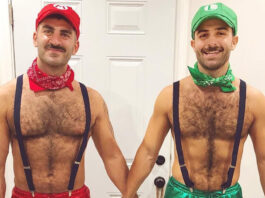 disfraces gay pareja mario luigi halloween