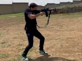 eduardo verástegui foto video amenaza muerte rifle semiautomático fusil de asalto personas lgbt twitter x