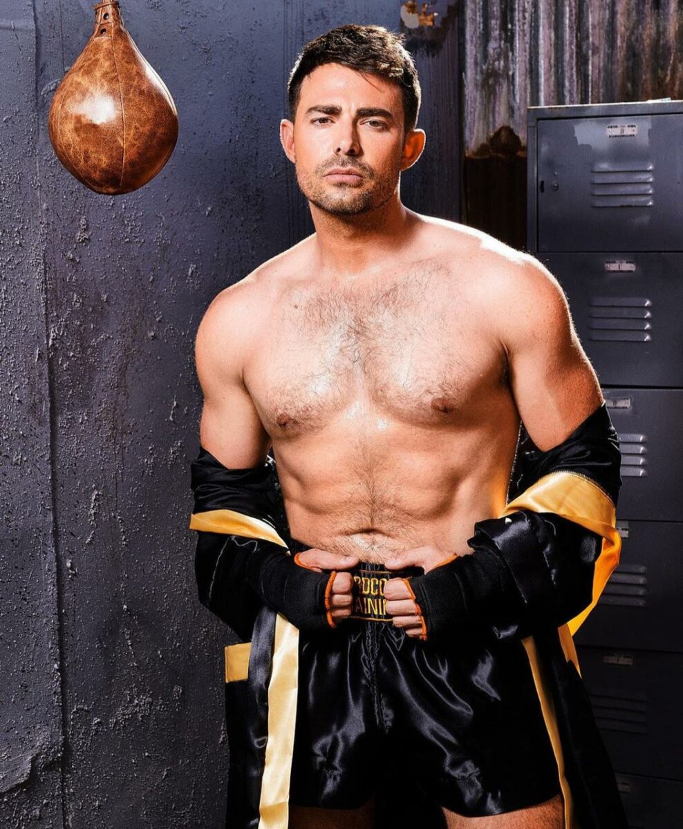 Jonathan Bennett actor fotos boxeador chicas pesadas aaron samuels sin playera