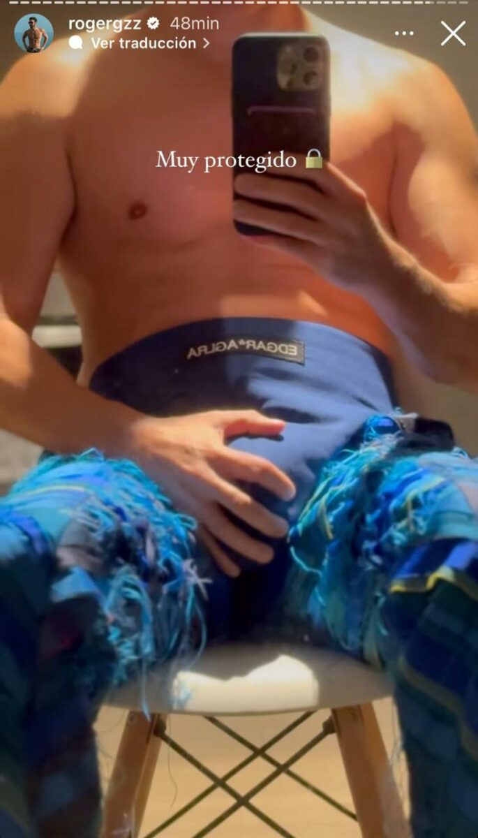 Roger González actor conductor ropa interior calzones