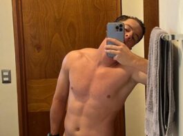 Guaynaa cantante sin playera en alberca puerto rico 2023 traje de baño