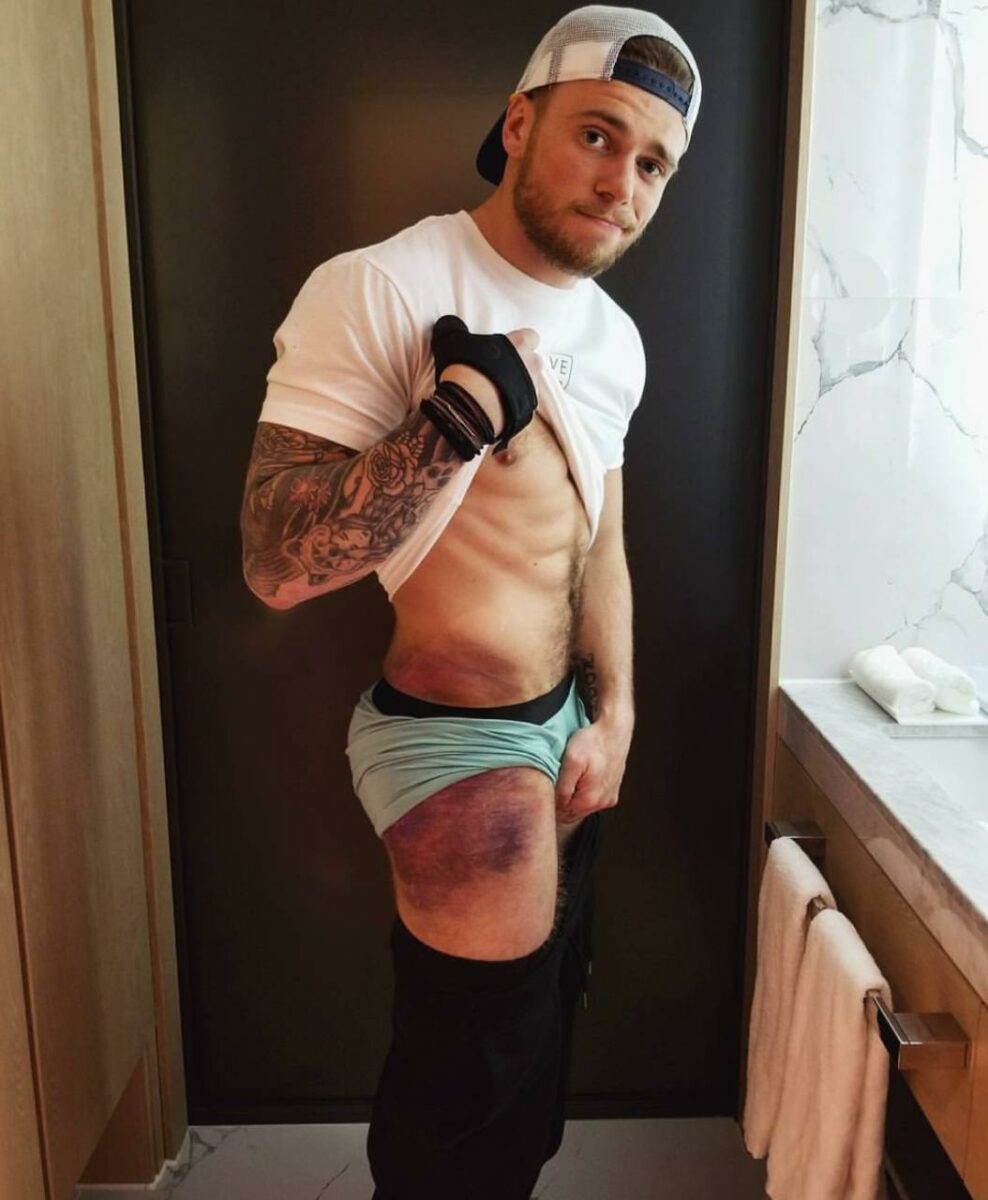 Gus Kenworthy deportista en ropa interior