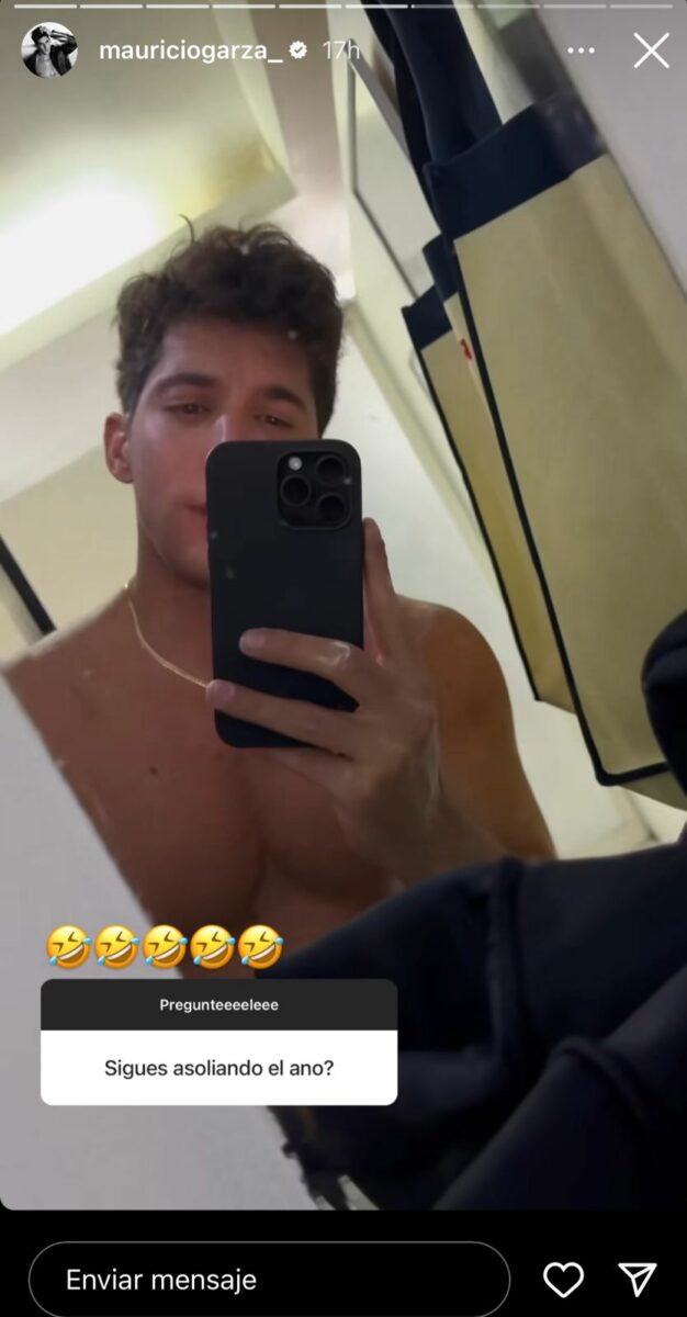 Mauricio Garza actor bronceado