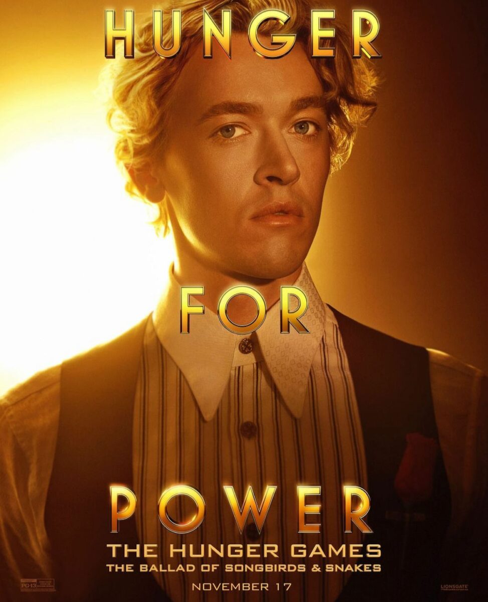 Tom Blyth como coriolanus snow