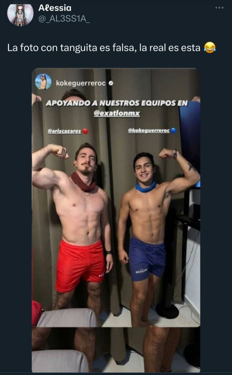 Aristeo Cázares y Koke Guerrero foto en tanga deepfakes famosos