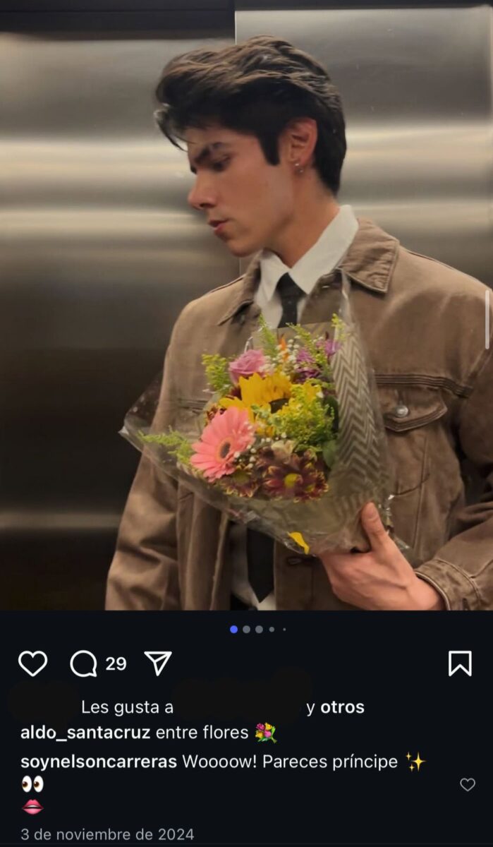 Aldo Santacruz novio de Nelson Carreras