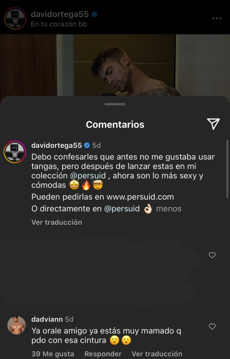 David ortega fotos en tanga Dadvian Esparza