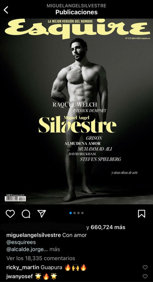 Comentarios de Ricky Martin y Jwan Yosef a Ricky Martin