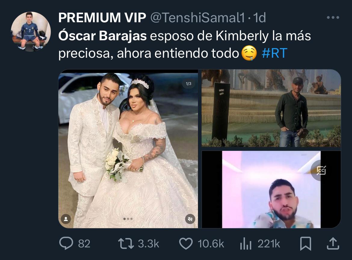 Ejemplo del tuit donde confundieron a Óscar Barajas con Maestro Milker