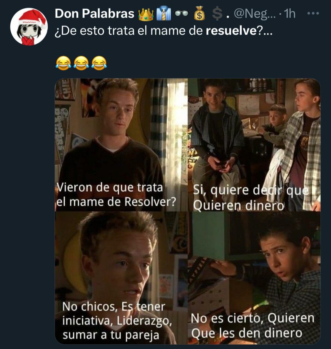 Resuelve meme con Malcolm