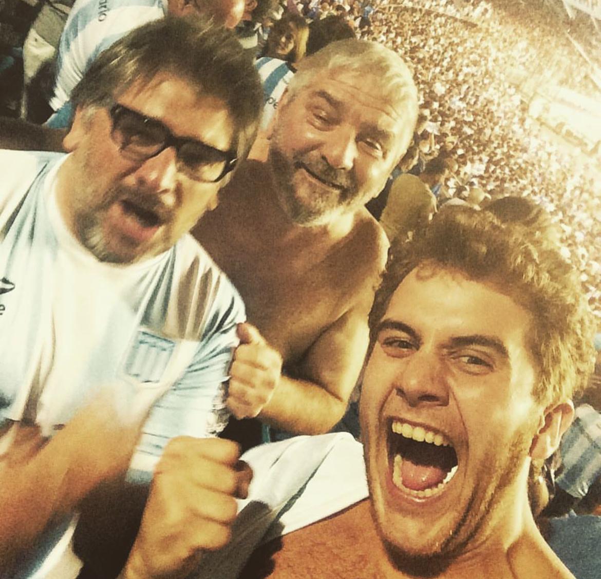 actor futbol fanático racing