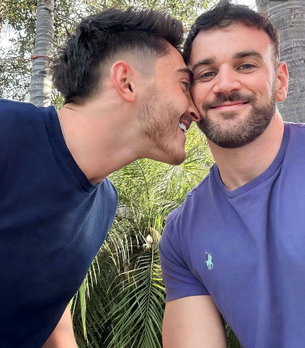 Primera foto que subió el futbolista junto a pareja