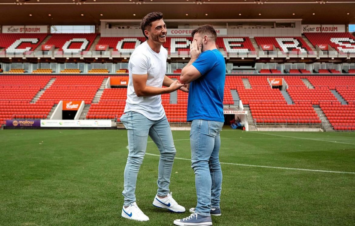 Josh Cavallo y Leighton Morrell