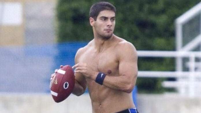 jugadores guapos de la nfl futbol americano jummy garppolo