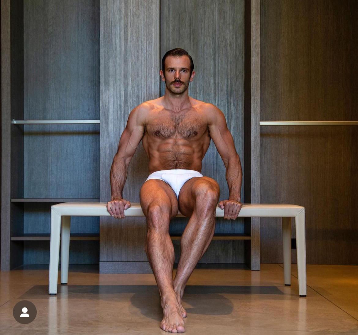 Killian Belliard modelo francés en ropa interior