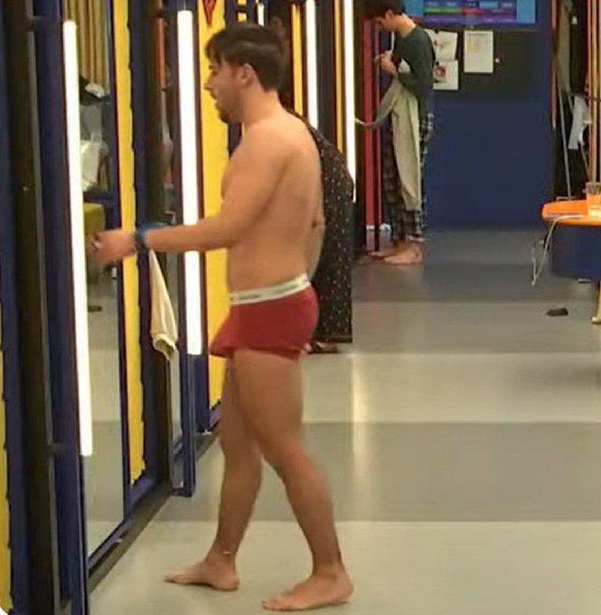 Lucas Curotto en ropa interior operación triunfo ot