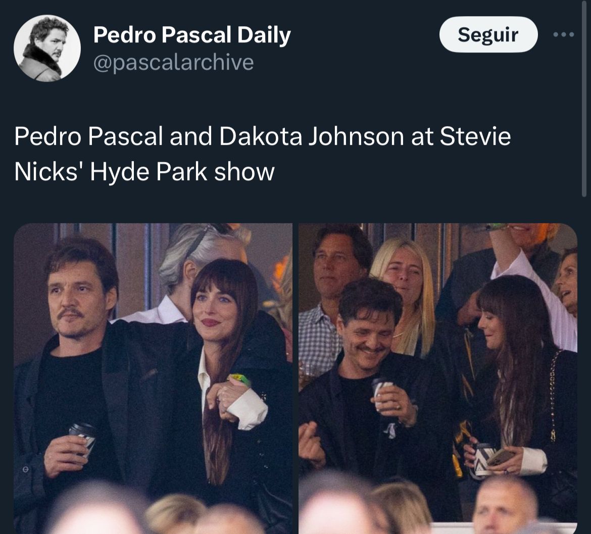 Pedro Pascal y Dakota Johnson