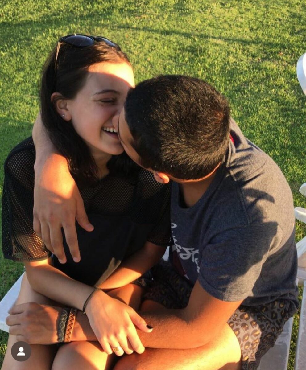 Carolina Domenech y actor 