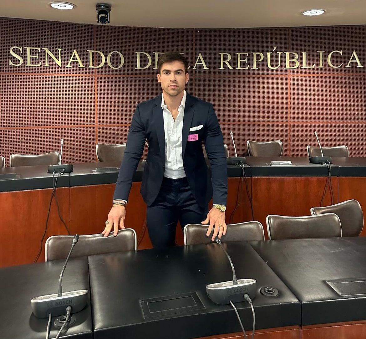 David Ortega y Miguel ángel mancera en senado de la república