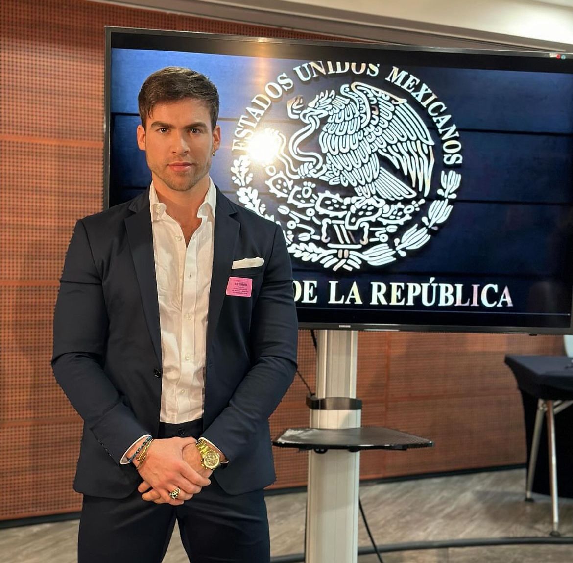 David Ortega en el senado 2024