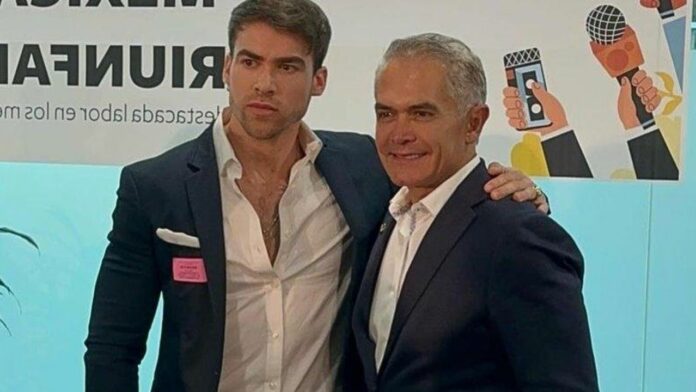 David Ortega y Miguel Ángel Mancera actor y político en senado de la república méxico relación