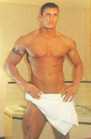Randy Orton toalla fotos joven luchador