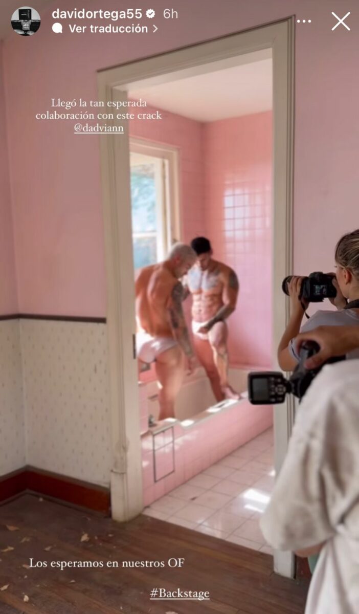 David Ortega y Dadvian esparza colaboración en OnlyFans