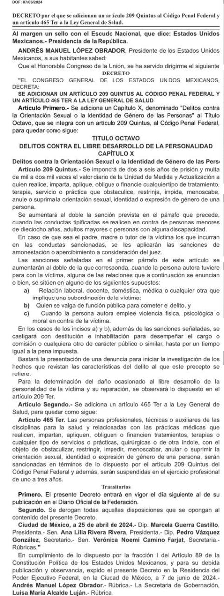 Ecosig prohibición México