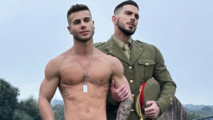 Allen King y Paddy O'Brian actores de película gay para adultos prisoner of war 10 years later