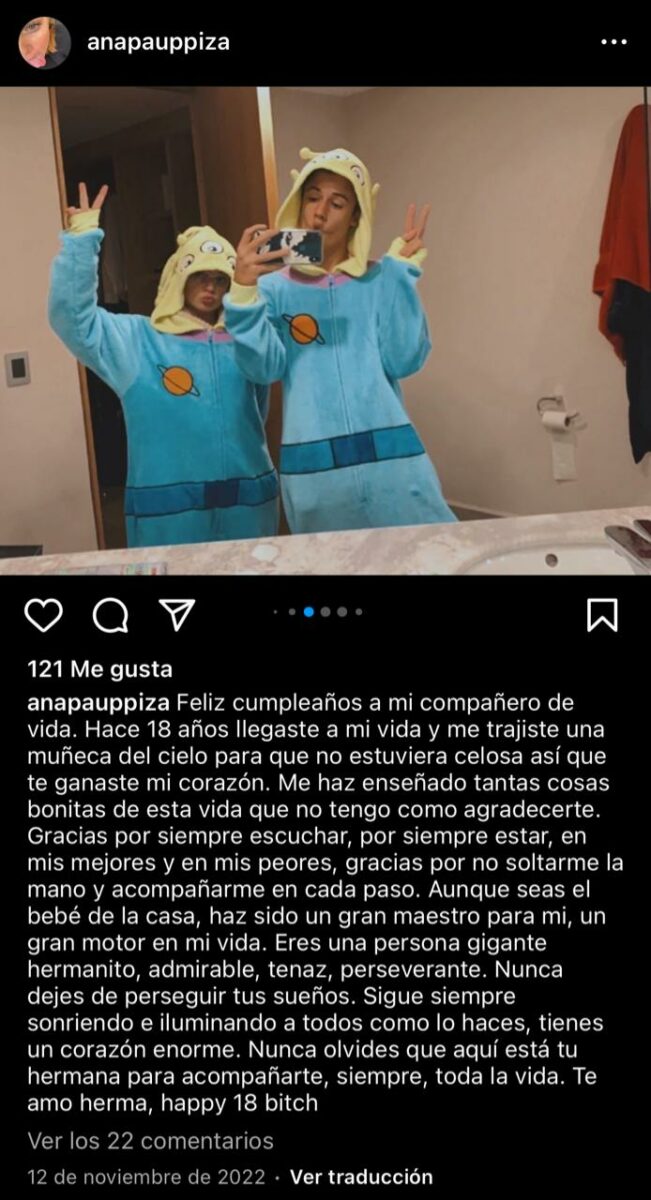 Bruno y Ana Pau Pizá