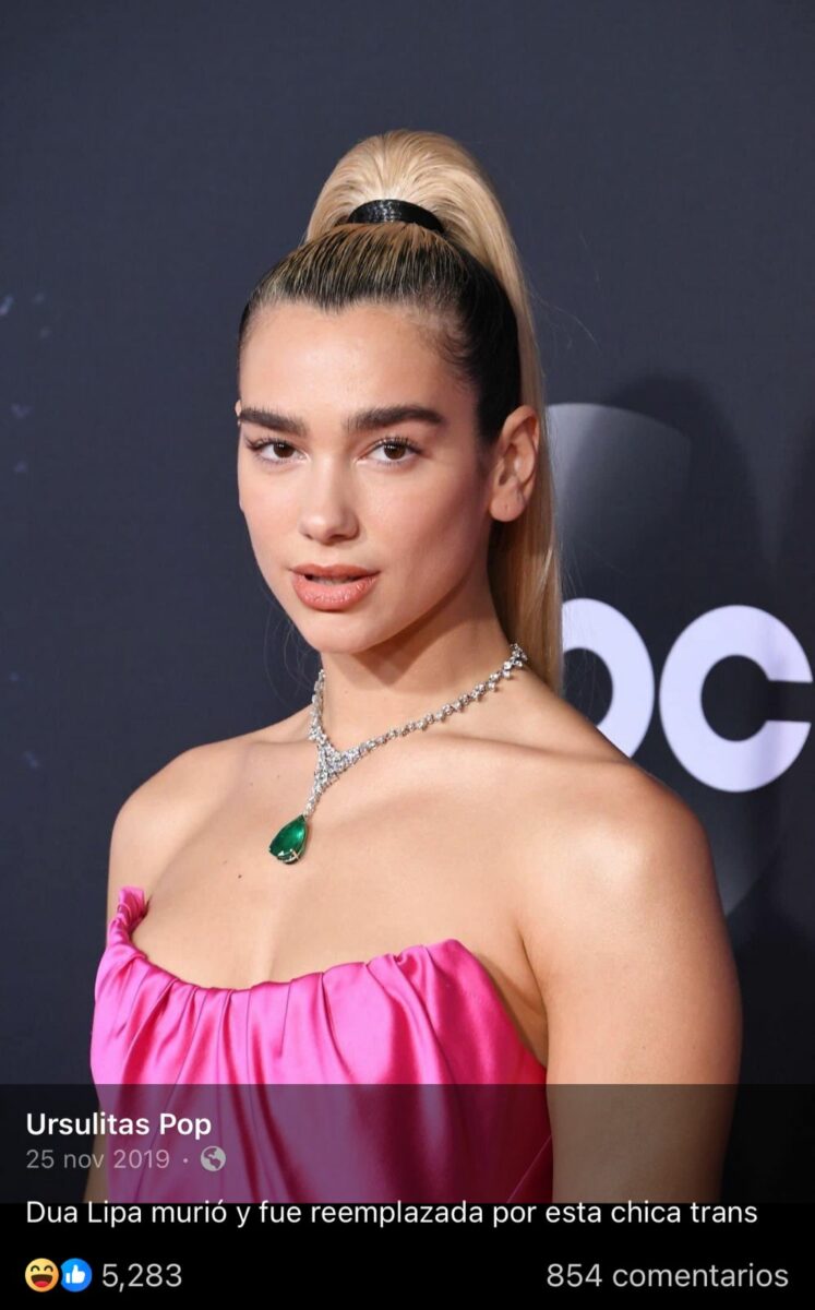 Dua lipa cantante trans