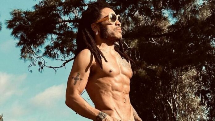 Lenny Kravitz cantante video sin ropa desnudo fotos sin playera cuerpo 60 años