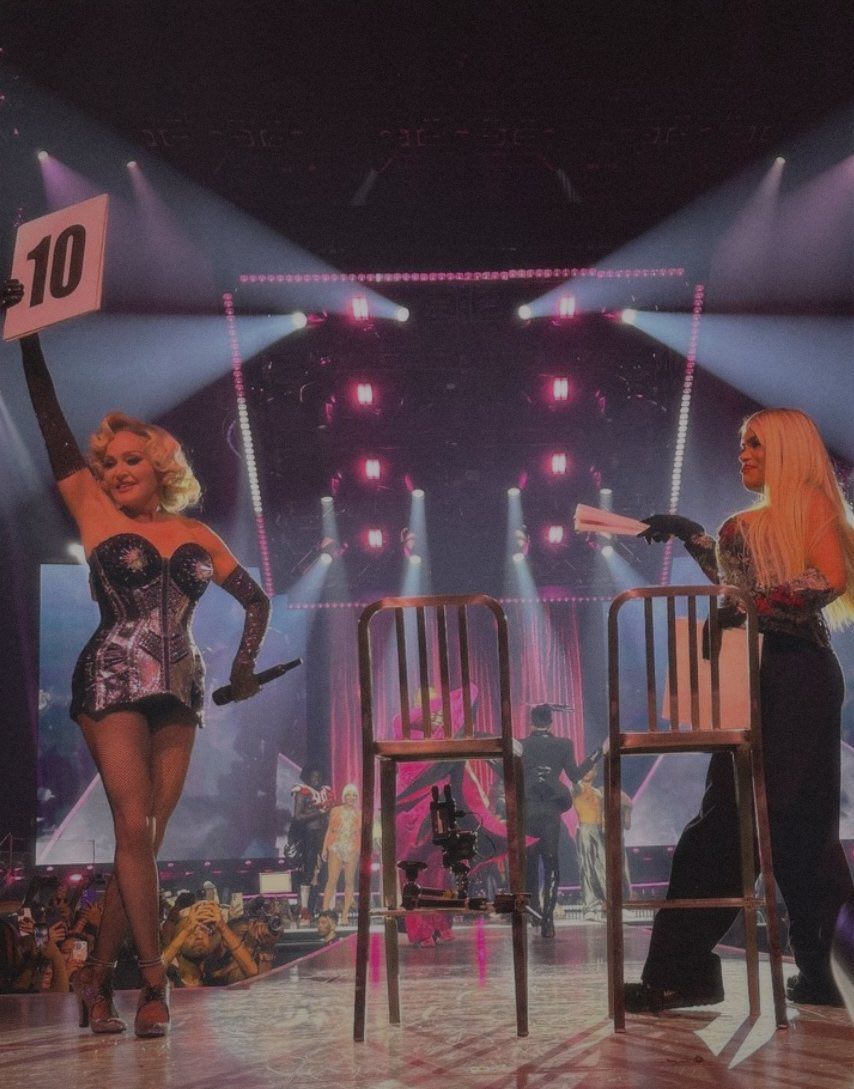 Wendy Guevara y Madonna fotos y videos en concierto de CDMX