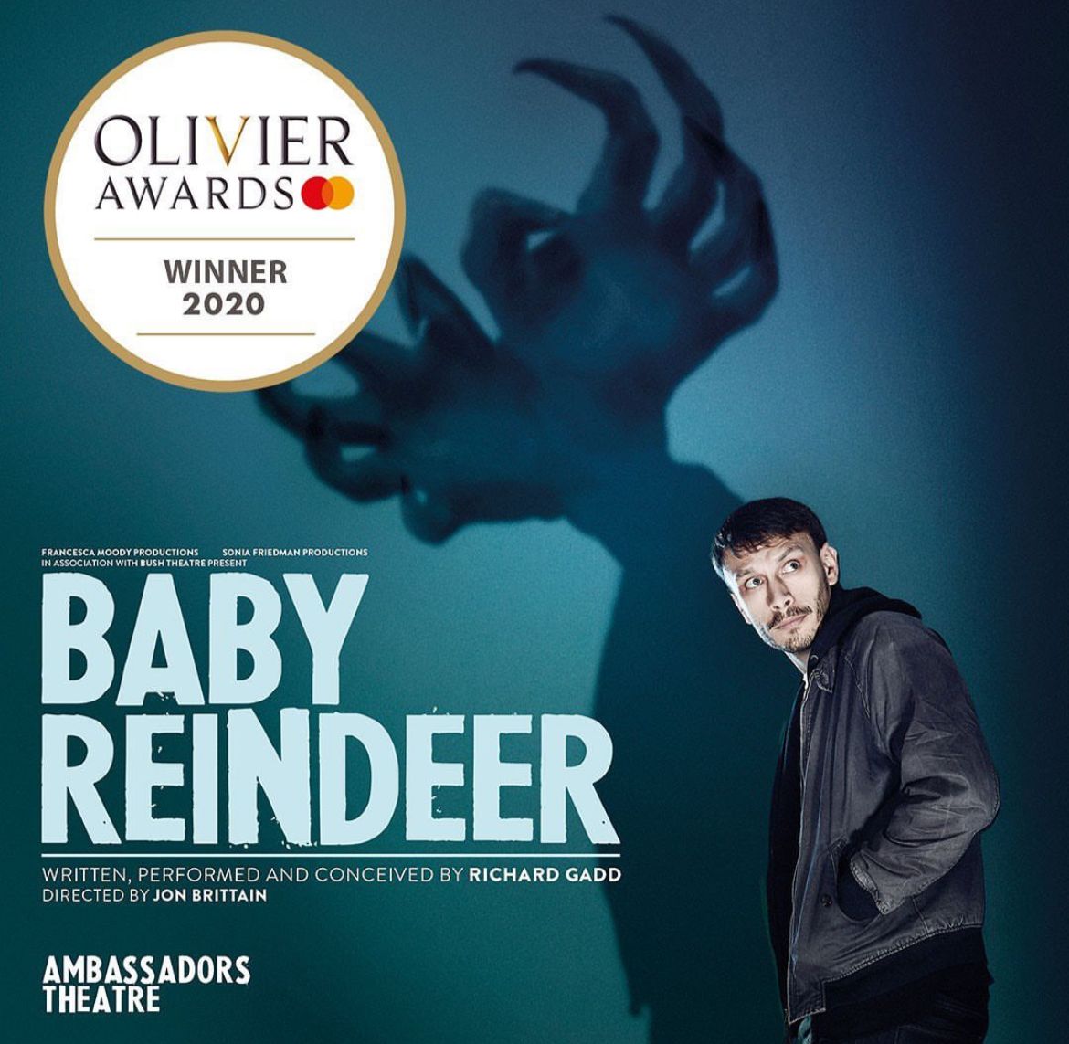 Baby Reindeer poster obra de teatro