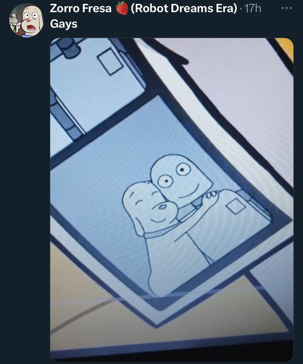 Robot Dreams mi amigo robot tuit