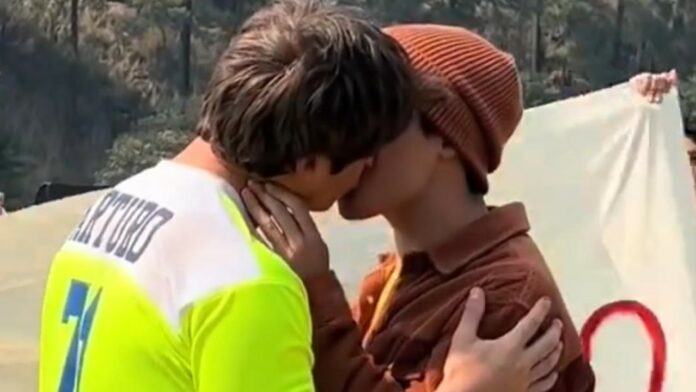 Artiego Tu vida es mi vida ship gay actores telenovela televisa pedro baldo y bruno piza beso