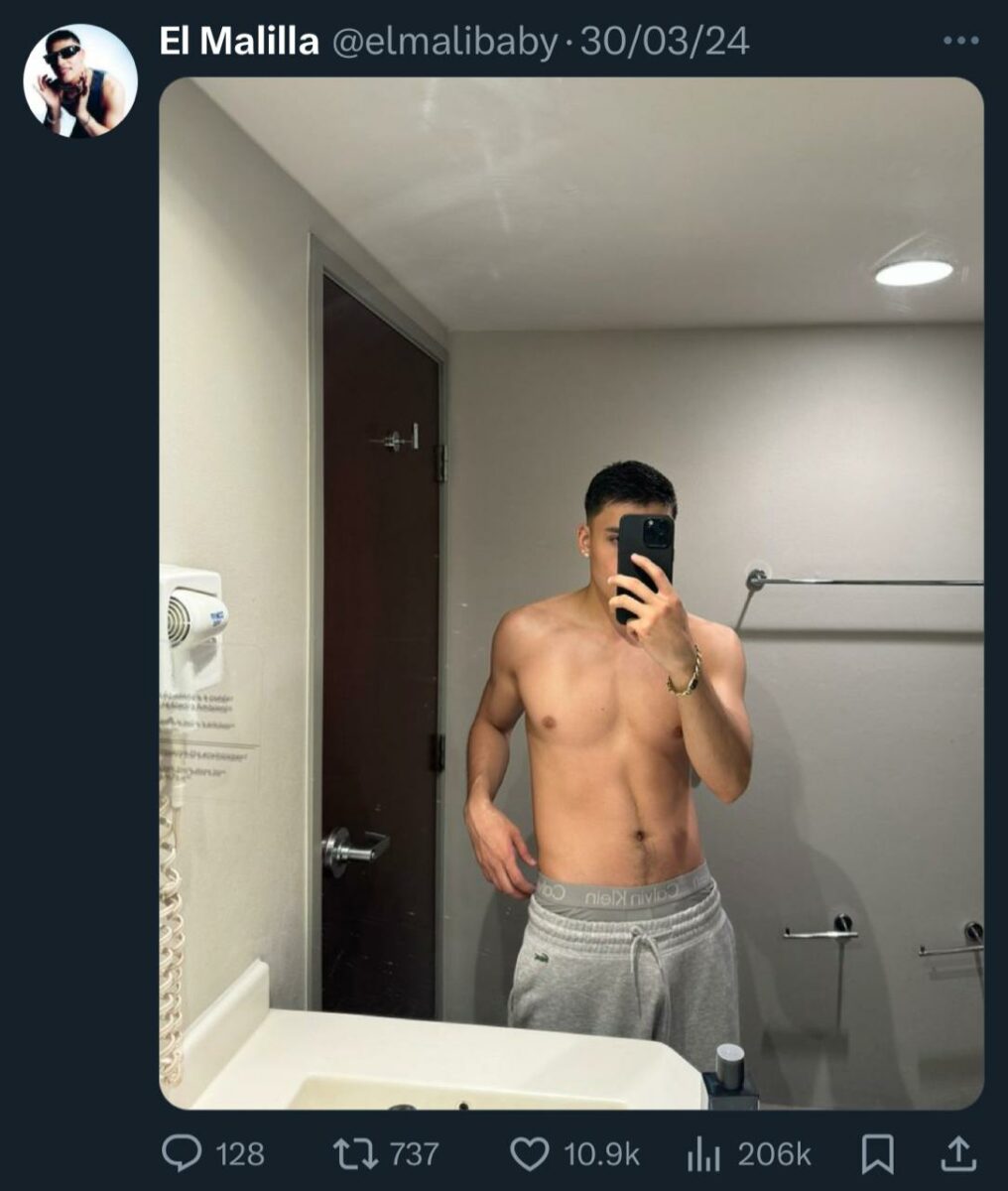 Foto real del cantante de reguetón