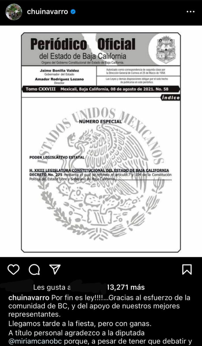 Jesús Navarro Reik matrimonio igualitario