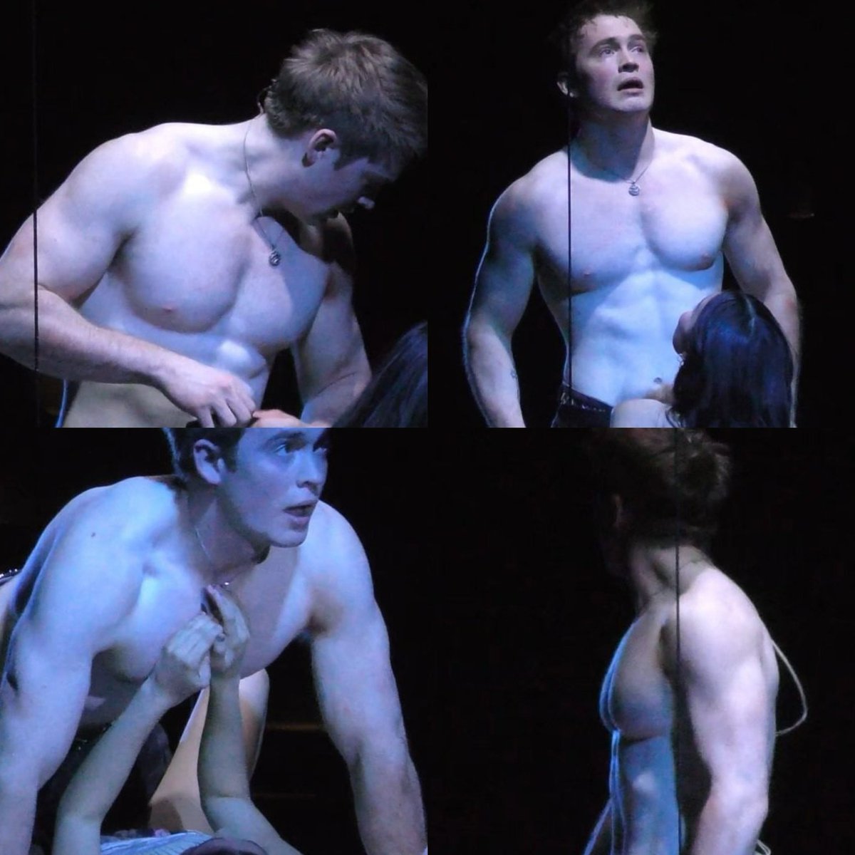 Kit Connor Romeo y Julieta sin playera pecho músculos